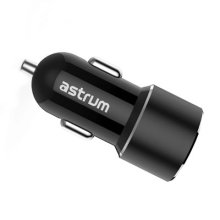 Astrum Single USB Car Charger - CC210 Black