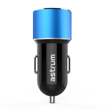 Astrum Single USB Car Charger - CC210 Blue