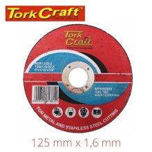 Tork Craft Cutting Disc Steel 125 X 1.6 X 22.2mm