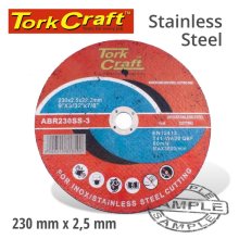 Tork Craft Cutting Disc Stainless Steel 230 X 2.5 22.22mm