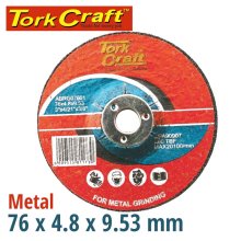Tork Craft Abrasive Grinding Wheel For Steel 76 X 4.8 X 9.53