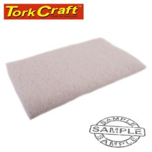 Tork Craft Pad Non Woven Industrial Strength 150 X 230mm Non Grain White 20 Piece