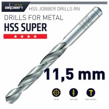Alpen HSS Super Drill Bit 11.5mm