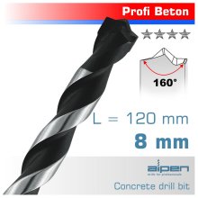 Alpen Concrete Profi Beton Drill Bit 8mm