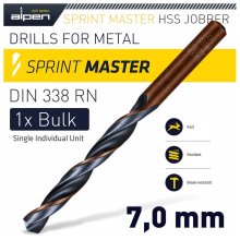 Alpen Sprint Master Din 338 7.0mm Bulk Ind Pack Alpen Sprint Master Din 338 7.0mm Bulk Ind Pack