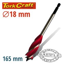 Tork Craft 4 Flute Wood Boring Bit 18mm