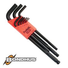 Bondhus Ball End L-Wrench 9pce Set 1.5-10mm Prohld