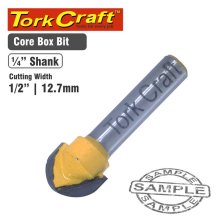 Tork Craft Router Bit Core Box 1/2" Tork Craft Router Bit Core Box 1/2"