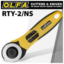 Olfa Rotary Cutter 45mm Blade C/W Safety Slide