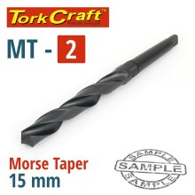 Tork Craft Drill Bit HSS Morse Taper 15mm X Mt2