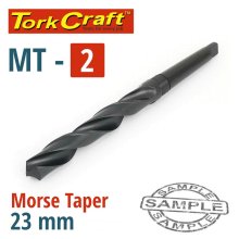 Tork Craft Drill Bit HSS Morse Taper 23mm X Mt2