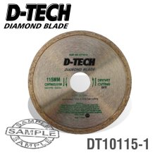 D-Tech Diamond Blade Continuous Rim 115 X 22.23mm