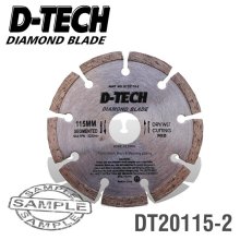 D-Tech Diamond Blade Segmented Mid. 115 X 22.23mm