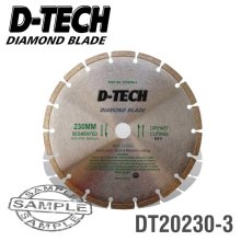 D-Tech Diamond Blade Segmented Std. 230 X 22.23 Brick & Masonry