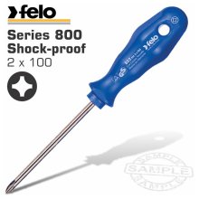 Felo Screwdriver Blue Series 800 Ph2x100