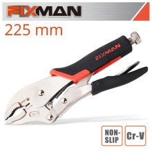 Fixman Curved Jaw Lock Grip Pliers 10"/225mm