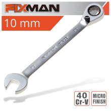 Fixman Reversible Combination Ratcheting Wrench 10mm