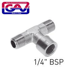 Gav T Connector 1/4" Mfm