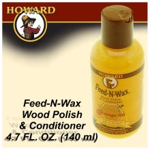 Howard Feed-N-Wax Wood Polish & Conditioner 4.7 Fl.Oz