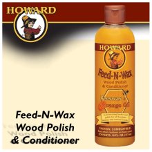Howard Feed-N-Wax Wood Polish & Conditioner 16 Fl.Oz