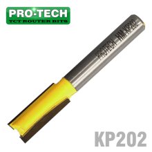 Pro-Tech Straight Bit 5/16" (7.9mm) X 1"(25.4mm) Two Flute 1/4" Shank