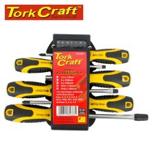 Tork Craft Screw Driver Set 20 Pce Includes Insert Bits