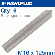 RAWLPLUG Internaly Threaded Sockets M16X125 A4 Box Of 6