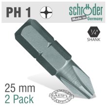 Schroder Phil.No.1x25mm Classic Bit 2cd