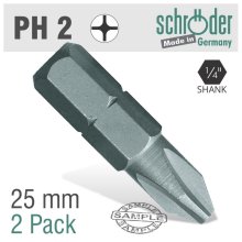 Schroder Phil.No.2x25mm Classic Bit 2cd