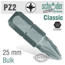 Schroder Pozi No.2x25mm Classic Ins.Bit