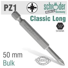 Schroder Pozi No.1 X 50mm Classic Power Bit