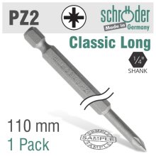 Schroder Pozi.No2 110mm Power Bit 1 Pack