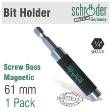 Schroder Screw Boss / Guide 61mm Magnetic Bit Holder