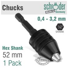 Schroder Chuck 0.4-3.2mm Hex Shank