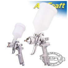 Air Craft Spray Gun Kit Sg H827 & Sg H2000 Combo With Polished Body Hvlp