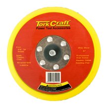 Tork Craft Da Sander Pad Velcro 5 16 - 24unf 8 Holes Med Soft 125mm 5"