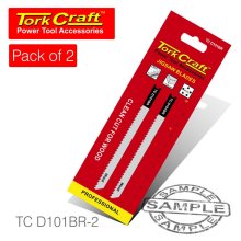 Tork Craft U-Shank Jigsaw Blade 10tpi Wood 2.5mm Reverse Tooth Tork Craft U-Shank Jigsaw Blade 10tpi Wood 2.5mm Reverse Tooth