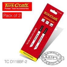 Tork Craft U-Shank Jigsaw Blade 12tpi Metal 2mm Tork Craft U-Shank Jigsaw Blade 12tpi Metal 2mm