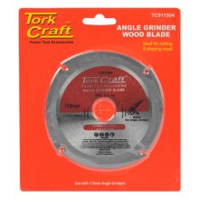 Tork Craft Blade 4 Teeth 115mm X 22.23mm For Wood On Angle Grinder