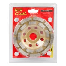 Tork Craft Dia. Cup Wheel 115 X 22.23mm Dbl Row Cold Pressed