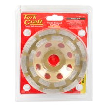 Tork Craft Dia. Cup Wheel 115 X 22.23mm Dbl Row Laser Welded