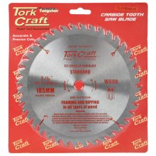 Tork Craft Blade Tct 185 X 40t 16mm General Purpose Combination
