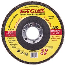 Tork Craft Flap Sanding Disc 115mm 120 Grit