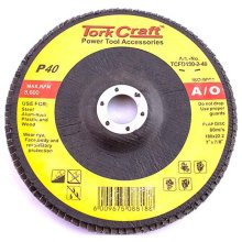 Tork Craft Flap Disc 180mm 15 Deg.Angle 40grit