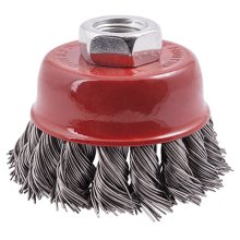 Tork Craft Wire Cup Brush 65 X M14 Knotted Stainless Steel Tcw