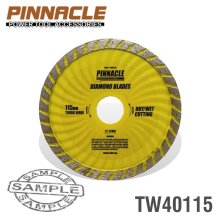 Pinnacle Diamond Blade Turbo Wave 115mm X 22.22 Pinnacle