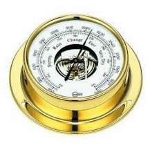 Barigo Barometer - Polished Brass 183MS
