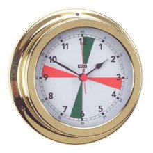 ANVI Radio Silence Clock - Polished Brass & Lacquered - Circular