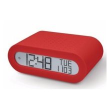 Oregon RRM116 Basic Radio Alarm Clock - Red