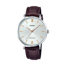 Casio Analog Round Case Leather Watch - LTP-VT01L-7B2UDF Casio Analog Round Case Leather Watch - LTP-VT01L-7B2UDF